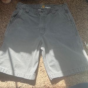 Men’s Gray relaxed fit Carharrt shorts size 32